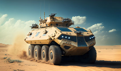 AI generate armoured vehicle